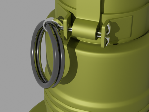 RKG-3 grenade Modello 3D