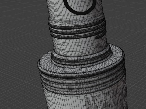 RKG-3 grenade Modello 3D