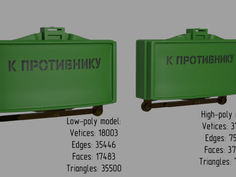 Mine MON-50 3D Model