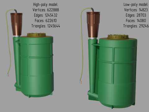 Mine POB 3D Модель