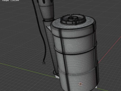 Mine POB 3D Model