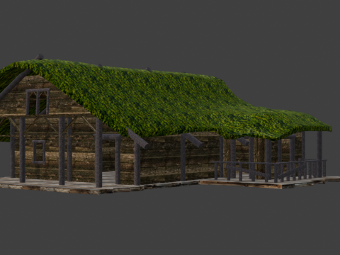 Hut 3D Модель
