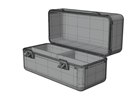 Aluminum Case 3D मॉडल