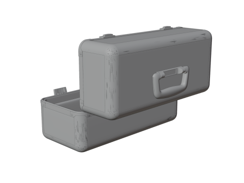 Aluminum Case 3D मॉडल