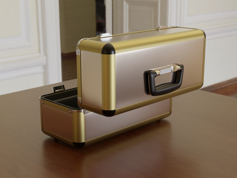 Aluminum Case 3D मॉडल