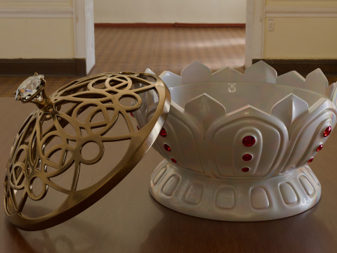 Ceramic Incense Burner Pot 3D मॉडल