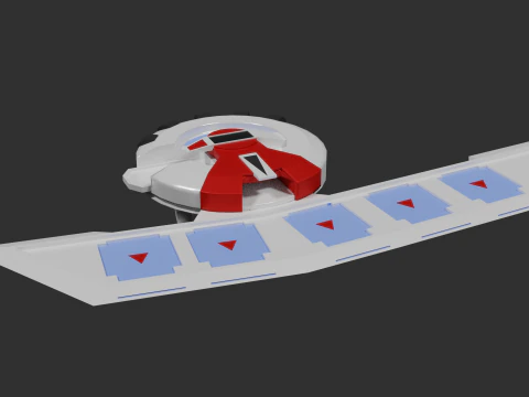 Yu Gi Oh Duel Disc 3D Model