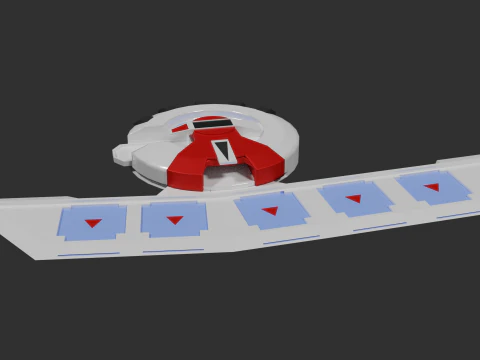 Yu Gi Oh Duel Disc 3D Model