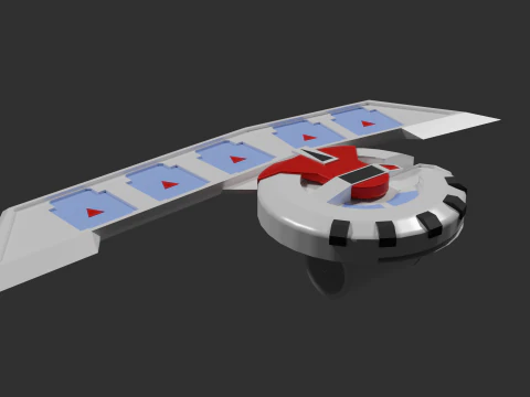 Yu Gi Oh Duel Disc 3D Model
