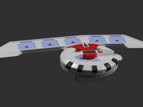 Yu Gi Oh Duel Disc 3D Model