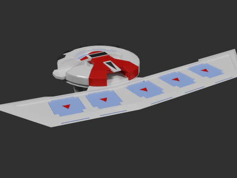 Yu Gi Oh Duel Disc 3D Model