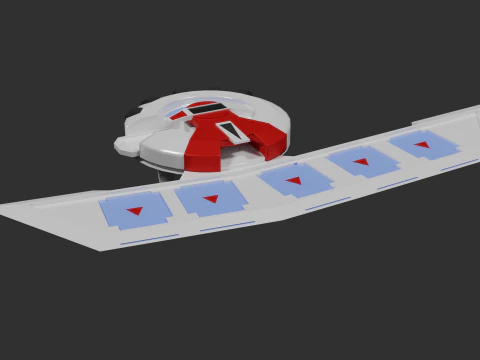 Yu Gi Oh Duel Disc 3D Model