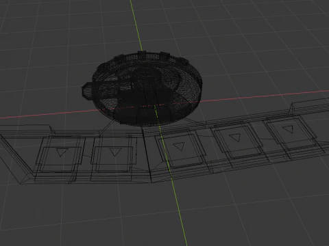Yu Gi Oh Duel Disc 3D Model