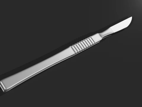 Scalpel High Quality 3D Model
