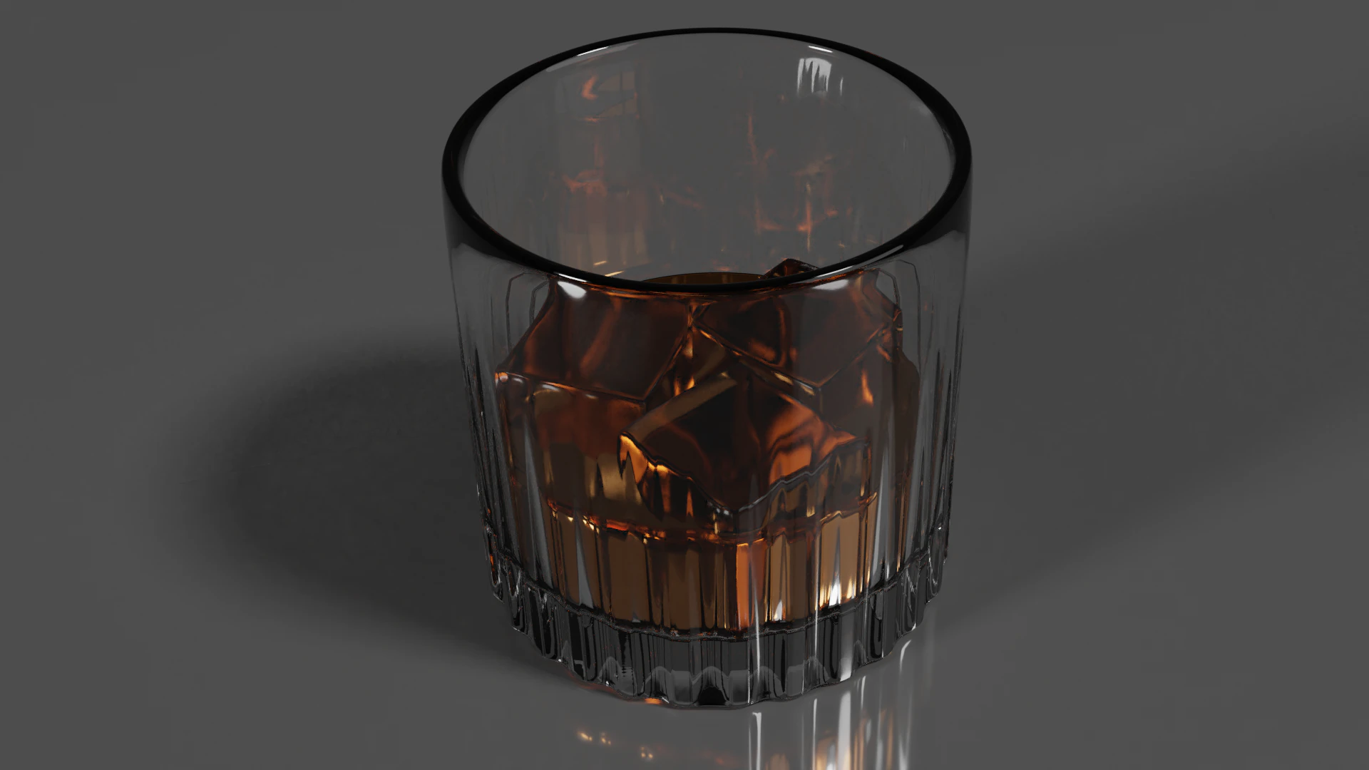 Whisky Glass High Quality 3D Model .c4d .max .obj .3ds .fbx .stl .blend