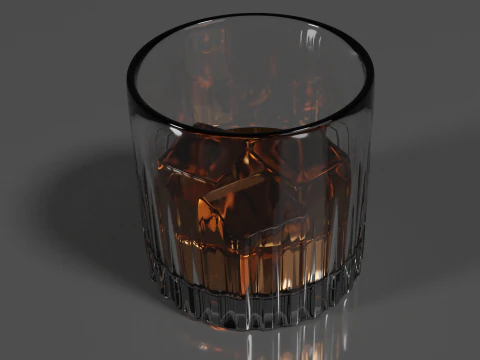 Whisky Glass High Quality 3D Model