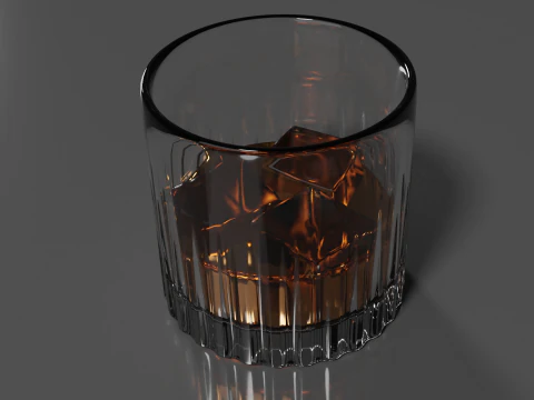 Whisky Glass High Quality 3D Model