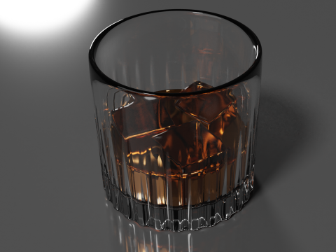 Whisky Glass High Quality 3D 모델