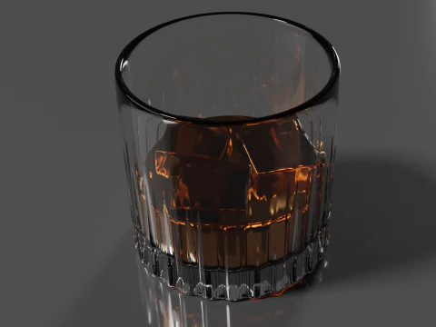 Whisky Glass High Quality 3D Model
