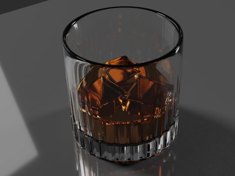 Whisky Glass High Quality 3D 모델