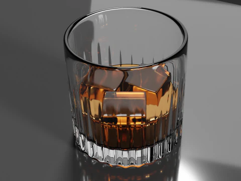 Whisky Glass High Quality 3D Model