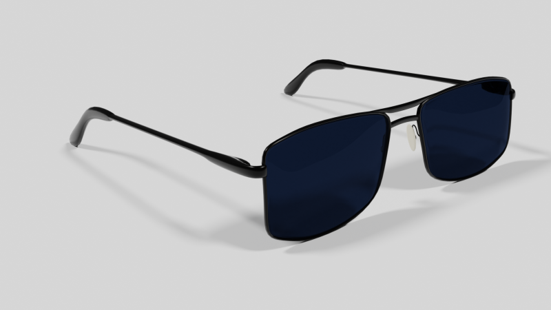 Sunglasses Highpoly pair of with lenses Model 3D .c4d .max .obj .3ds .fbx .stl .blend 