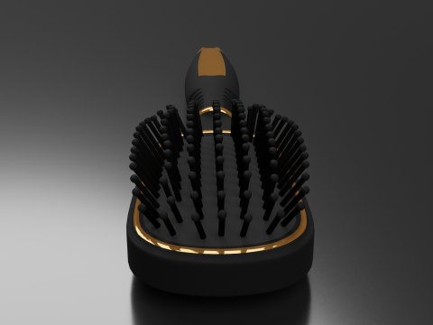 Hairbrush Highpoly hair brush Modello 3D