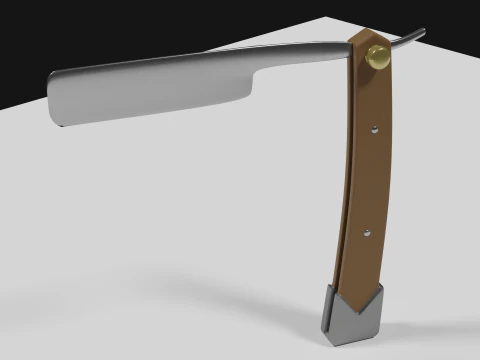 Highpoly Razorblade 3D Model
