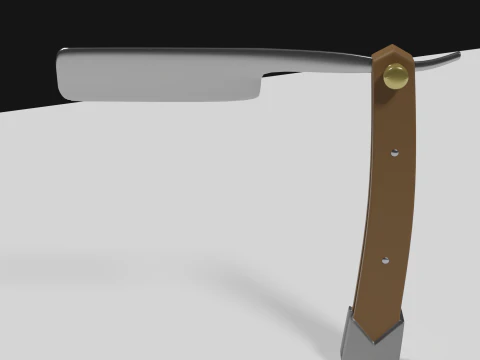 Highpoly Razorblade 3D Model