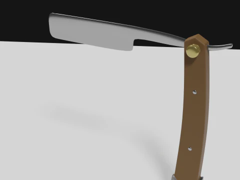 Highpoly Razorblade 3D Model