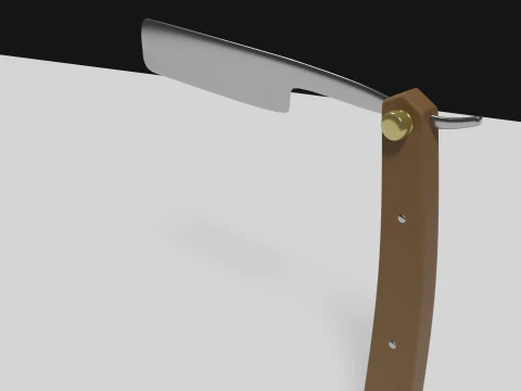 Highpoly Razorblade 3D Model