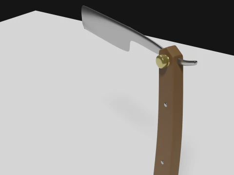 Highpoly Razorblade 3D Model