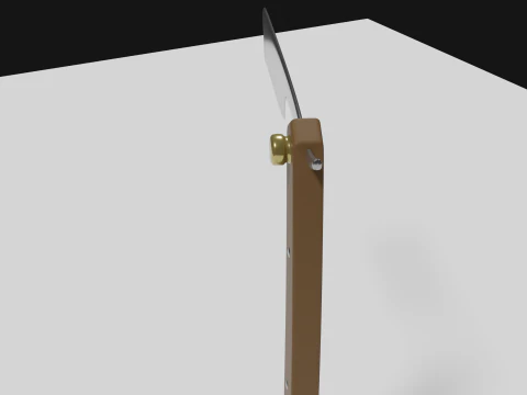 Highpoly Razorblade 3D Model