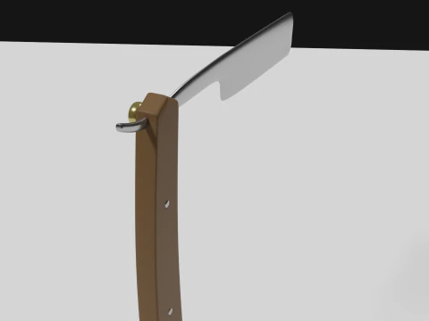 Highpoly Razorblade 3D Model