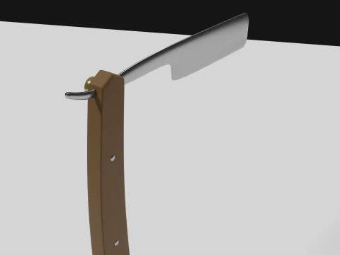 Highpoly Razorblade 3D Model