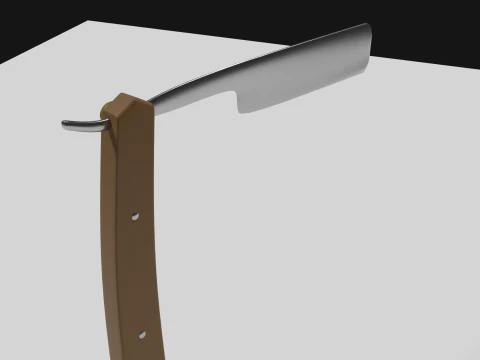 Highpoly Razorblade 3D Model