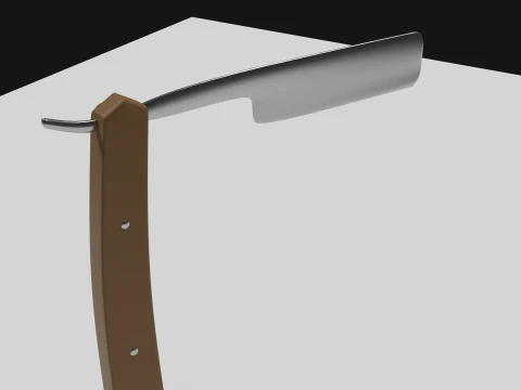 Highpoly Razorblade 3D Model
