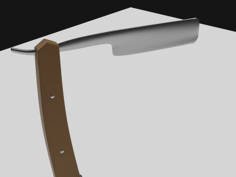 Highpoly Razorblade 3D Model