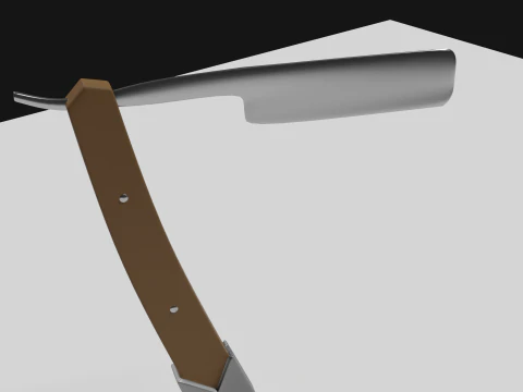 Highpoly Razorblade 3D Model