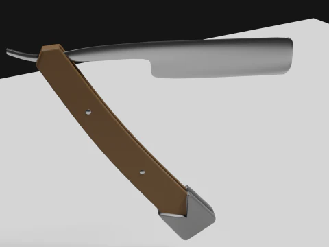 Highpoly Razorblade 3D Model