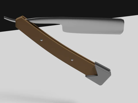 Highpoly Razorblade 3D Model