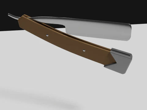 Highpoly Razorblade 3D Model