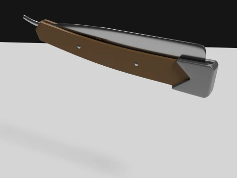 Highpoly Razorblade 3D Model