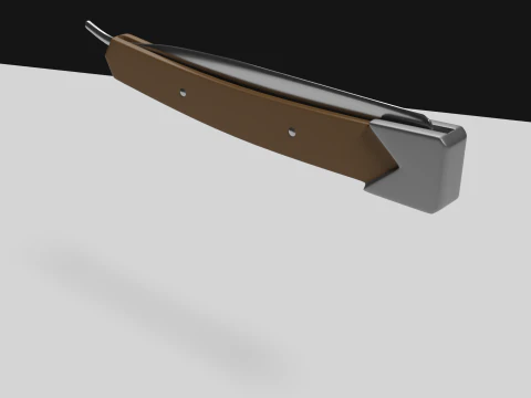 Highpoly Razorblade 3D Model