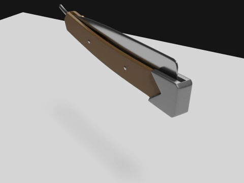 Highpoly Razorblade 3D Model