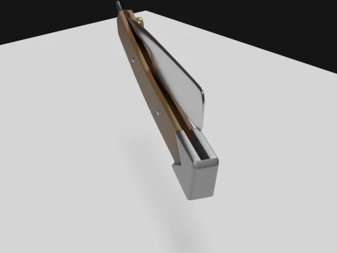Highpoly Razorblade 3D Model