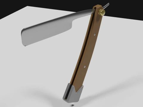 Highpoly Razorblade 3D Model