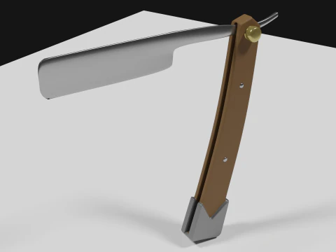 Highpoly Razorblade 3D Model