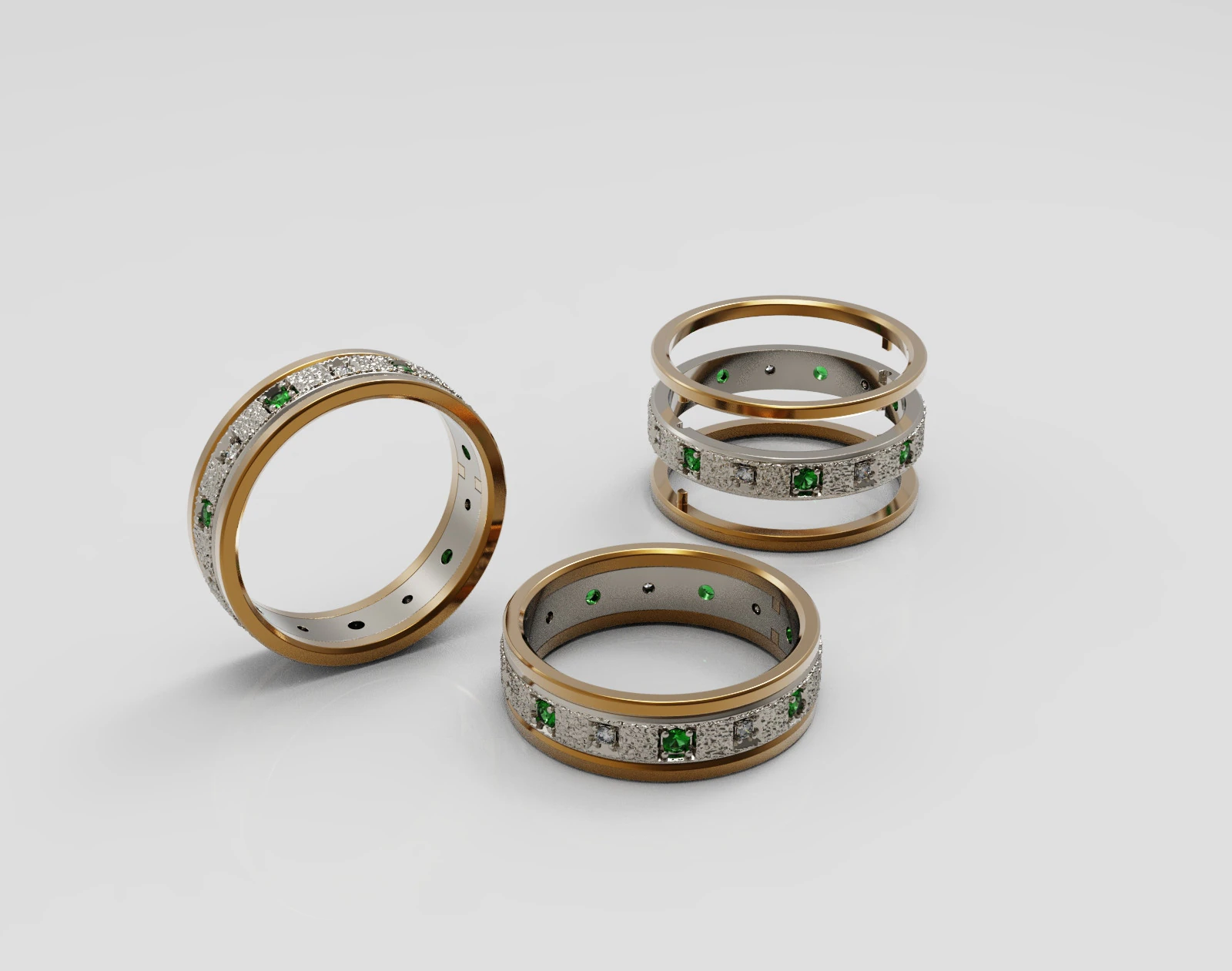 Ring 3D Print Model .c4d .max .obj .3ds .fbx .stl .blend 
