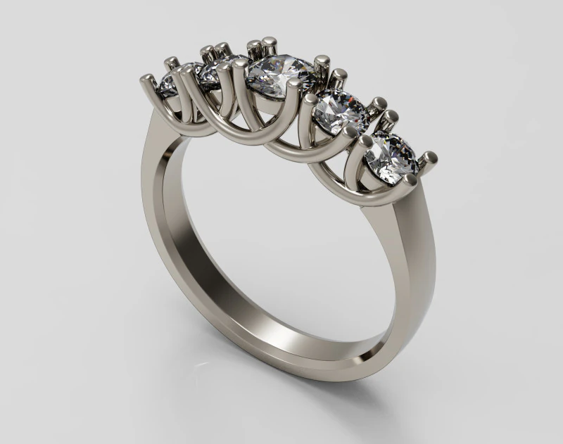 Кольцо 3D Принт Модель .c4d .max .obj .3ds .fbx .stl .blend 